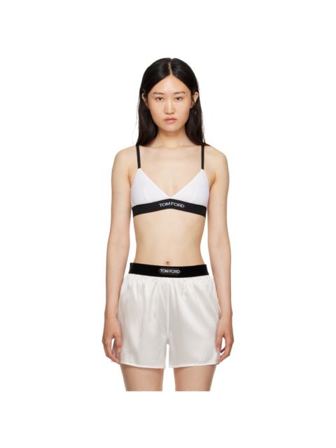 TOM FORD White Signature Bra