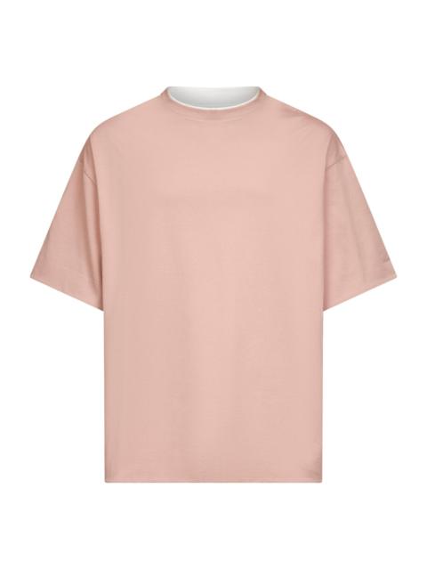 Jil Sander Jil Sander Men Two-Tone Compact Jersey Reversible T-Shirt