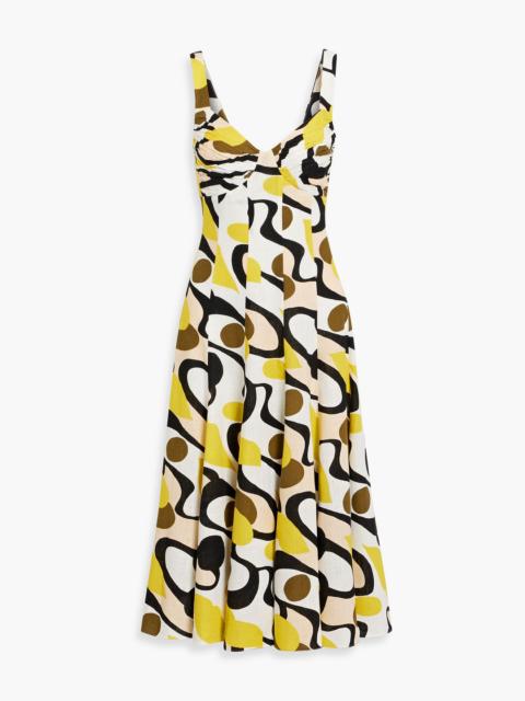 DIANE VON FURSTENBERG Beth printed woven midi dress