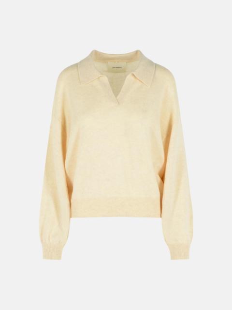 LISA YANG 'KATRIEL' OAT CASHMERE SWEATER