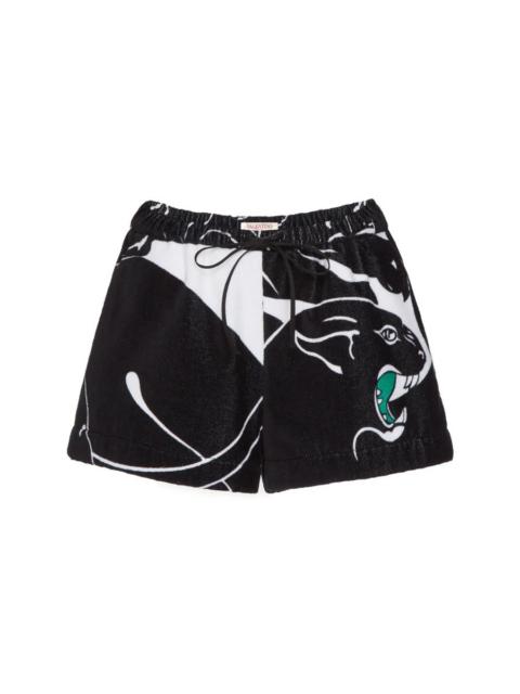 Valentino Valentino Garavani Panther Terry Shorts