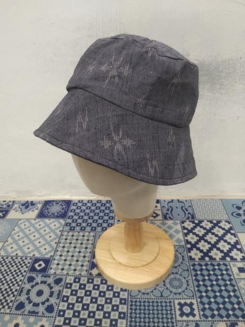 Other Designers Archival Clothing - Abstract Japanese blue colour hat