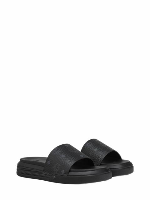 MCM Visetos Slide Sandal