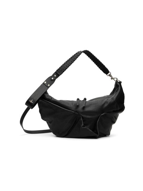 Vivienne Westwood Black Agnes Medium Shoulder Bag