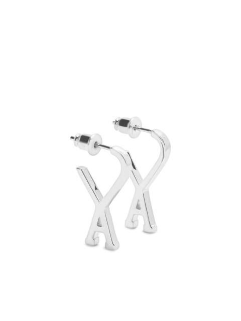 AMI Paris Ami Paris Silver Earrings Women