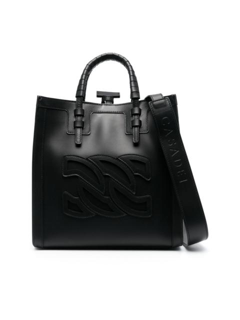 CASADEI logo-patch tote bag