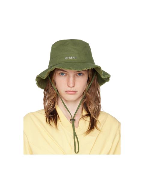 JACQUEMUS Khaki Les Classiques 'Le bob Artichaut' Bucket Hat
