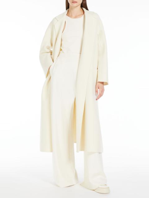Max Mara Max Mara Ludmilla Double Face Cashmere Coat in White at Nordstrom