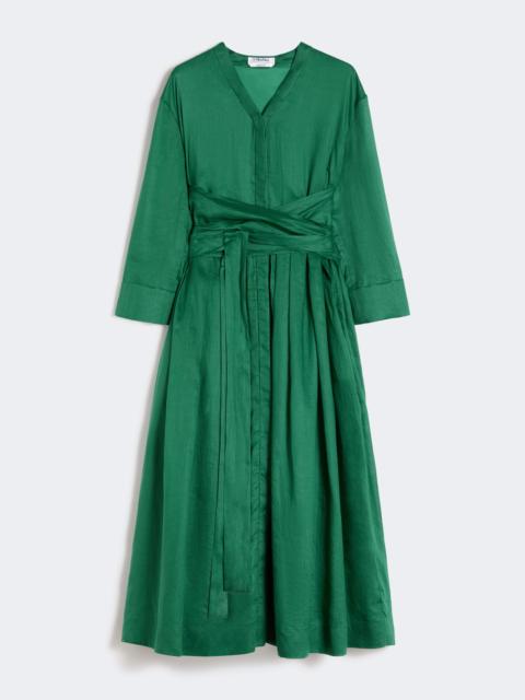 'S Max Mara Ramie canvas dress - GREEN