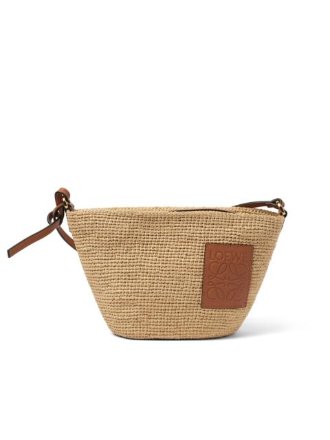 Loewe Slit Pochette Bag in Natural/Tan