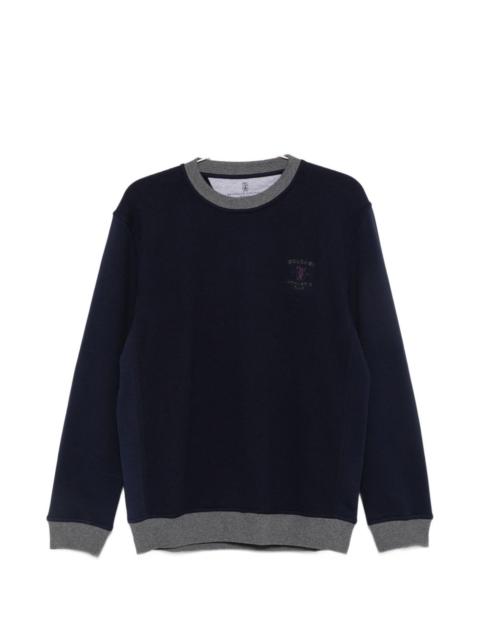 Brunello Cucinelli Brunello Cucinelli Men Logo Cotton Sweatshirt
