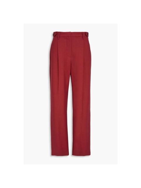 Brunello Cucinelli Brunello Cucinelli Wored Wool Tailored Trousers