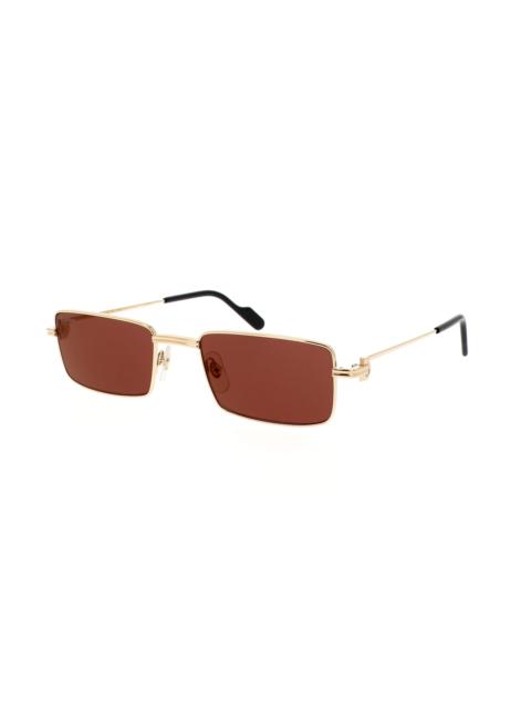Cartier Cartier Red Rectangular Ladies Sunglasses CT0501S 006 54