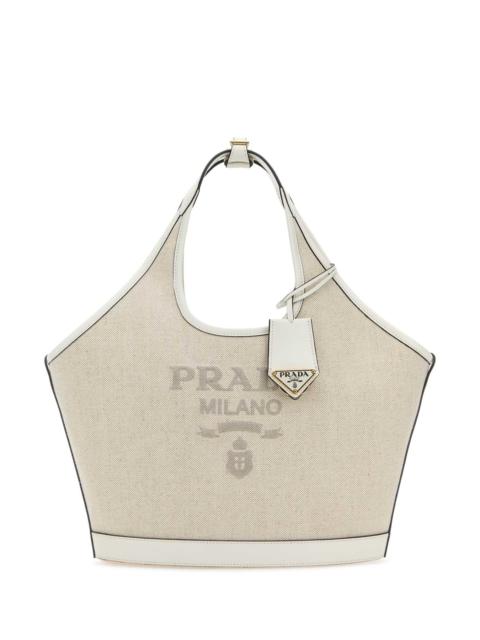 Prada Prada Women Sand Canvas Handbag