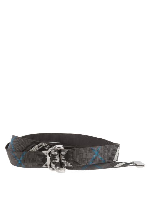 Burberry Burberry Check Webbing B-Buckle Belt