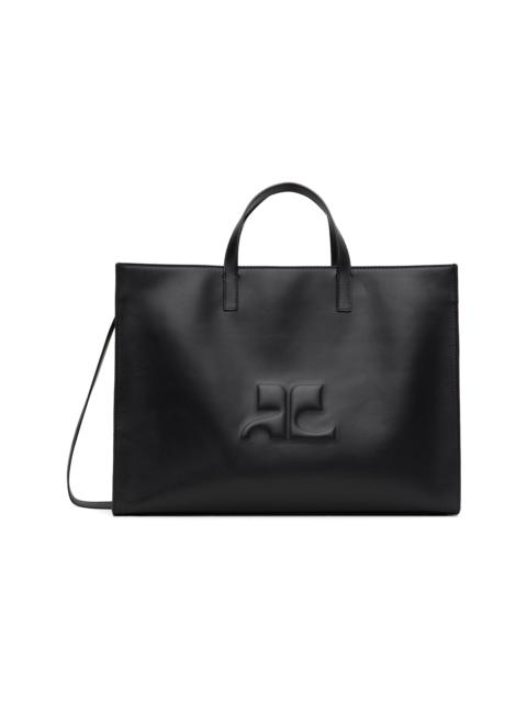 courrèges Black Heritage AC Leather Tote