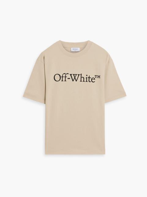 Off-White Printed cotton-jersey T-shirt