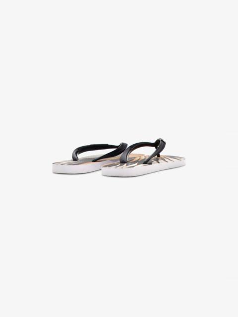 Roberto Cavalli Ray of Gold Flip Flops