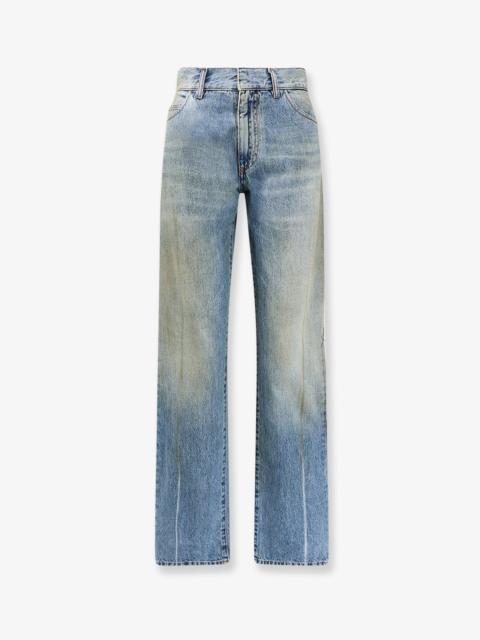MM6 Maison Margiela MM6 Maison Margiela Numeric Signature Jeans Blue