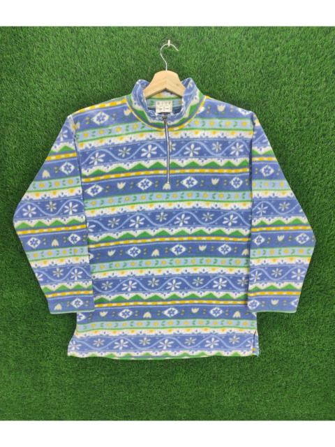 Other Designers Vintage - Vintage BZOP Fleece Native Sweater Quater Zipper