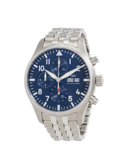 IWC Schaffhausen IWC Pilots Chronograph Automatic Blue Dial Men's Watch IW378004