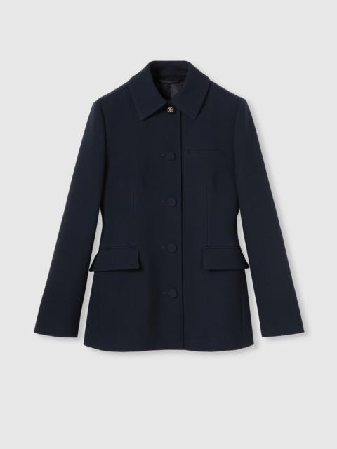 GUCCI Light crêpe wool jacket