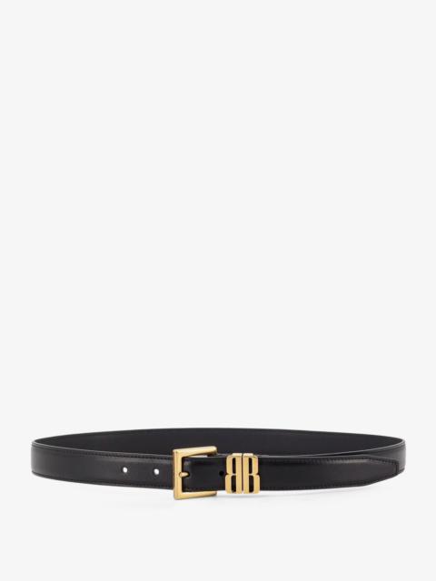 BALENCIAGA Balenciaga Leather Belt With Bb Editor Leather
