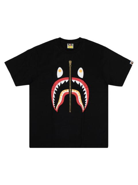 A BATHING APE® BAPE Colors Shark Tee 'Black'