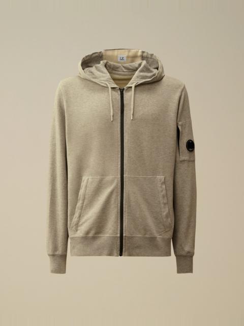 C.P. Company Light Fleece Hooded Full Zip Sweatshirt