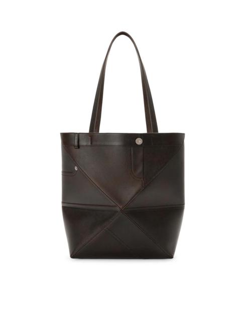 Loewe MEDIUM PUZZLE FOLD PANTS TOTE BAG IN LEATHER