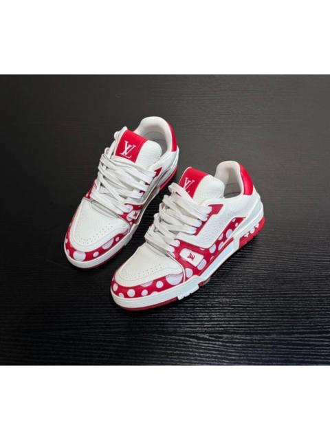 Louis Vuitton Louis Vuitton polka dot logo print casual shoes