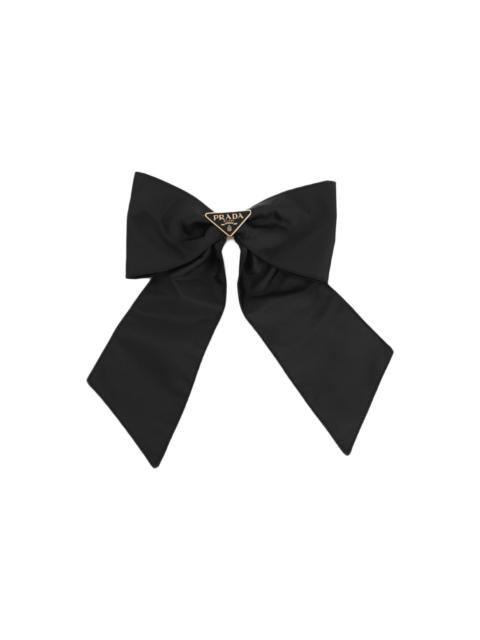 ヘアアクセサリー PRADA FW25 Black nylon hair clip (1IF1632DMI F0632) Black Re-Nylon hair clip | PRADA