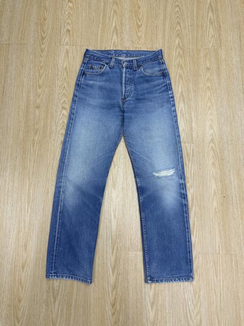 Other Designers Very Rare - VINTAGE LEVIS 501 UK 1989 DISTRESSED DENIM (J496)