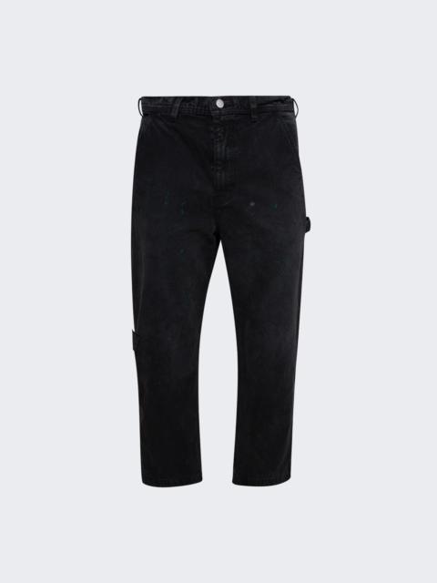 Enfants Riches Déprimés Paint Pants Black And Green Paint