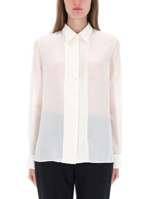 BOSS Boss Women Shirt With Ribbed Pleats