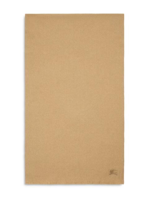 Burberry Equestrian Knight Design Cashmere & Silk Scarf