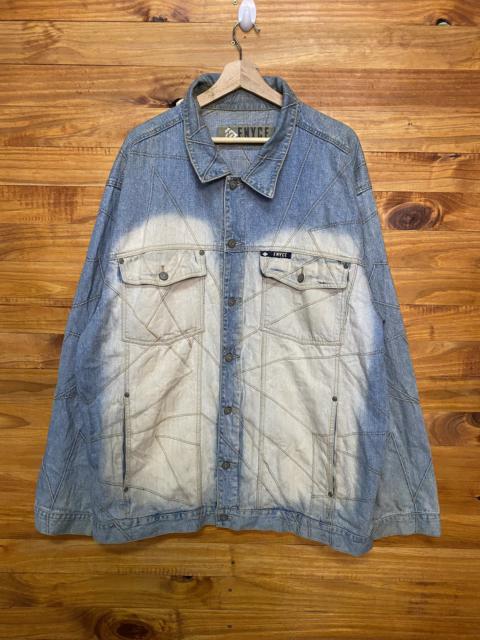 Other Designers Japanese Brand - Enyce Brand Denim Patchwork Shirt Jacket