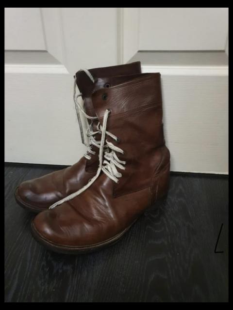 VINTAGE ARCHIVE LAYER 0 HORSE LEATHER BOOTS
