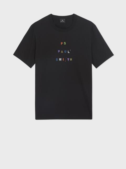 Paul Smith Black Stencil Print T-Shirt