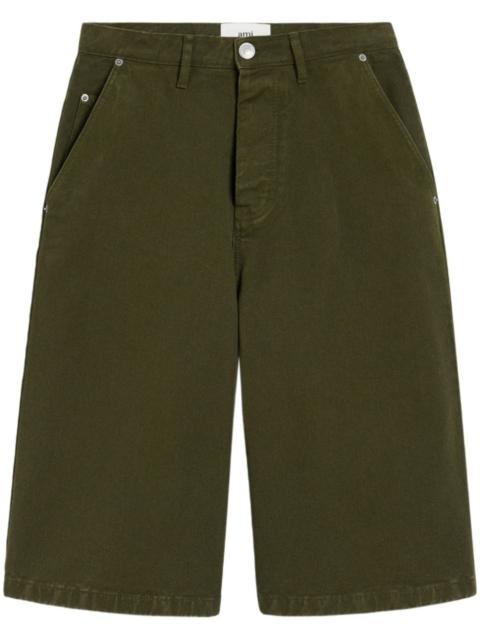 AMI Paris wide-leg Bermuda shorts