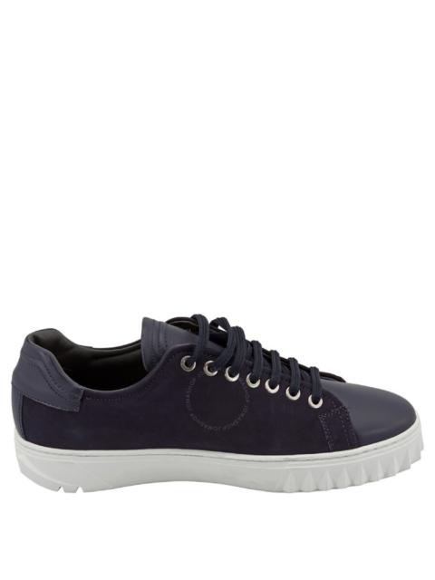 FERRAGAMO Salvatore Ferragamo Men's Cube Suede & Leather Low-top Sneakers