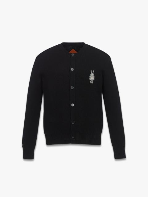 MCM Rabot Patch Wool Knit Cardigan