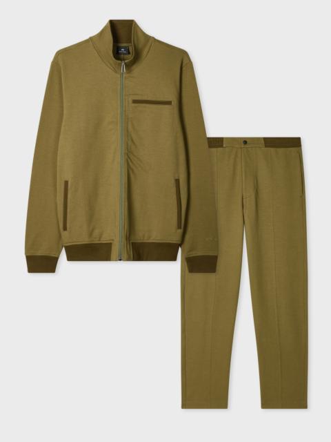 Paul Smith Cotton-Blend Khaki Zip Co-ord