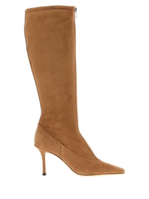 JIMMY CHOO Jimmy Choo Women Camel Suede Jozi Boots