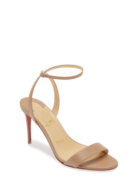 Christian Louboutin Christian Louboutin Loubigirl Ankle Strap Sandal in Blush at Nordstrom