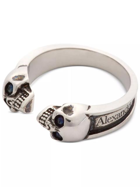 Alexander McQueen Twin Skull Ring