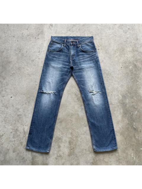 Other Designers Vintage Edwin XV Faded Denim Distressed Pants Jeans