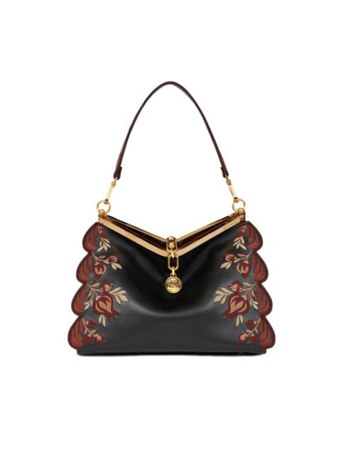 medium embroidered Vela shoulder bag