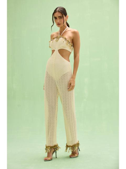 PatBO FRIDA MESH JUMPSUIT