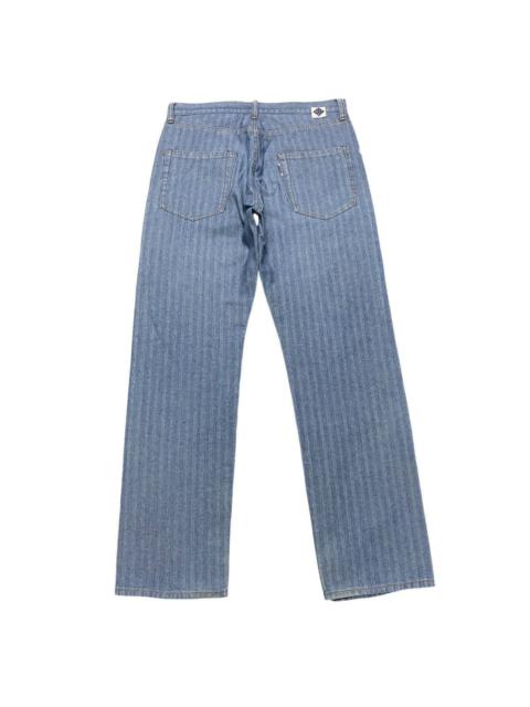 Post Overalls Herringbone Denim Jeans